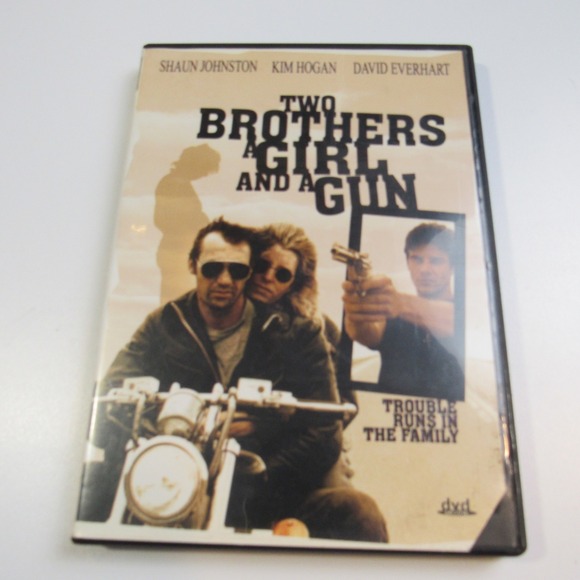 Two Brothers A Girl and A Gun DVD Shaun Johnston Kim Hogan Everhart - Picture 1 of 4